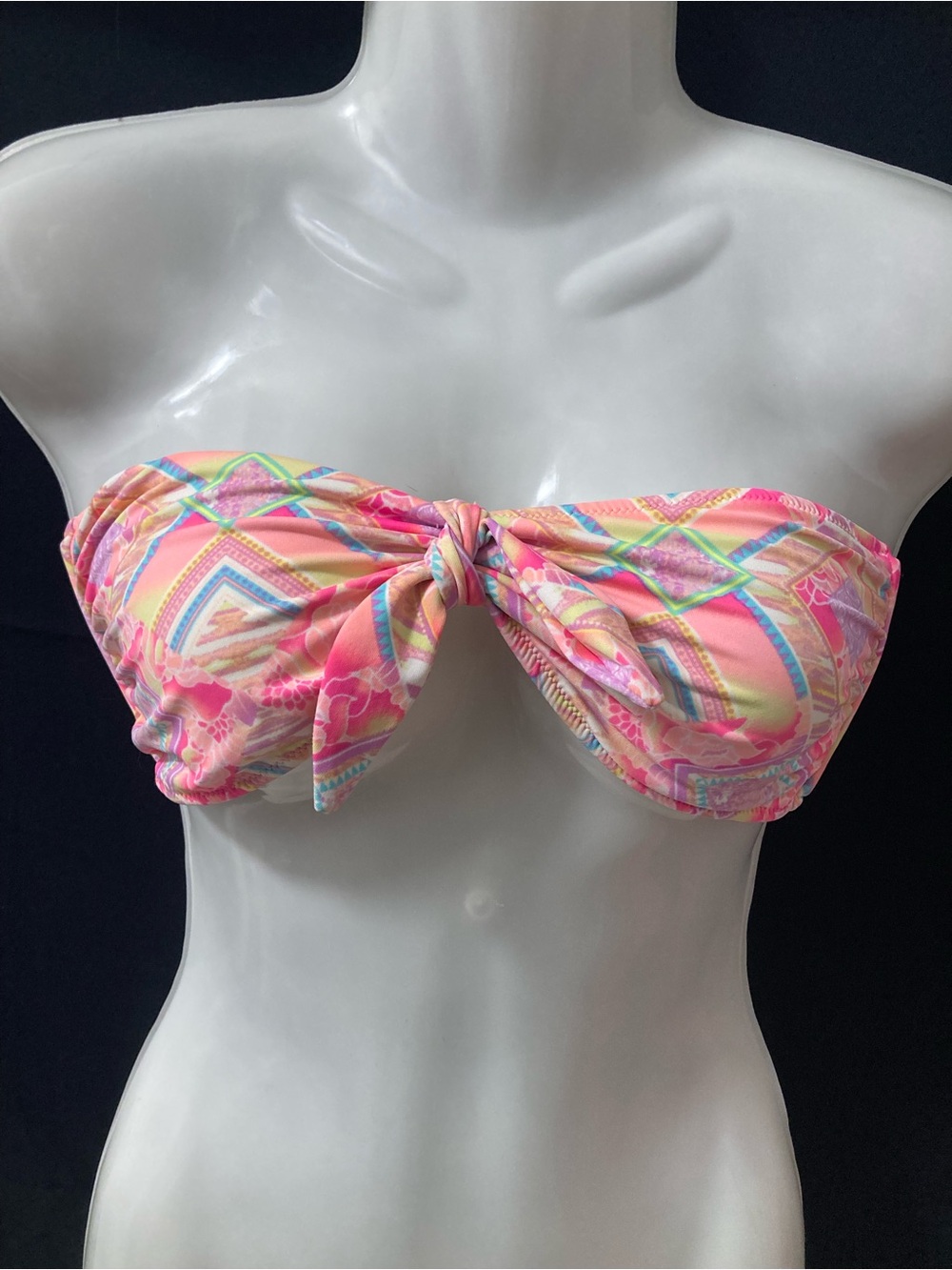 Victoria’s Secret Multicolor Bandeau Swim Top Medium